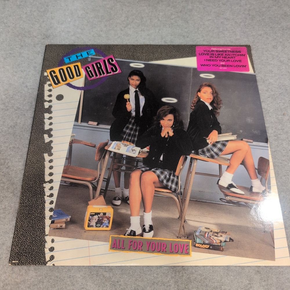 The Good Girls All For Your Love Vinyl LP Motown 1989 MOT-6278 New Jack Swing
